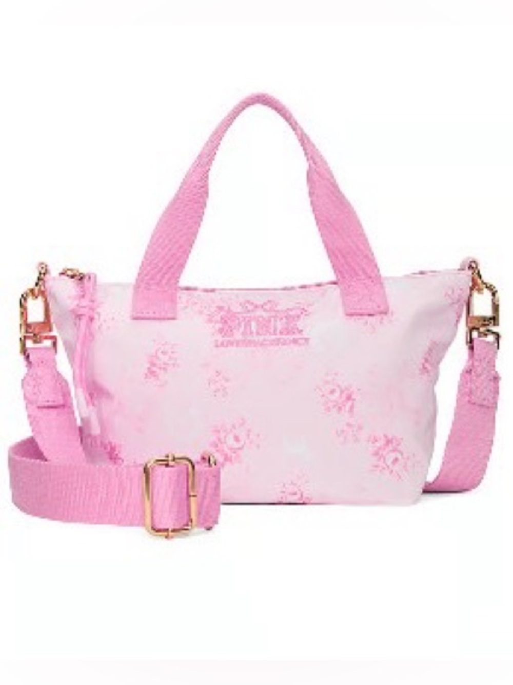 Victoria's Secret PINK x LoveShackFancy Mini Tote Bag Beaux Icons